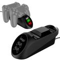 IPEGA PG-9180 Stazione di ricarica doppia per controller di gioco con indicatore LED per controller PS4