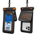Custodia galleggiante impermeabile IPX8 con doppio scomparto - 7.5" - Nero