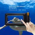 Custodia galleggiante impermeabile IPX8 con doppio scomparto - 7.5" - Nero