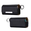 Custodia in pelle per sigarette elettroniche IQOS 3/3 DUO - Nero