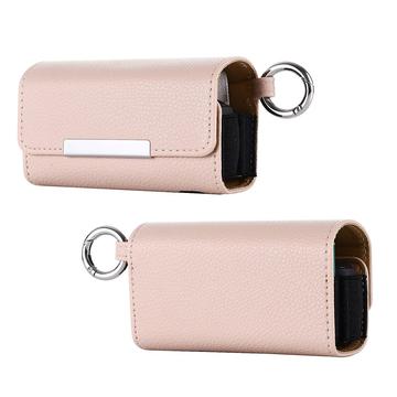 Custodia in pelle per sigaretta elettronica IQOS 3/3 DUO - Rosa chiaro