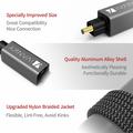 IVANKY OC03 Cavo audio digitale in fibra Toslink per TV/PS4/Xbox - 3 m
