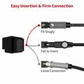 IVANKY OC03 Cavo audio digitale in fibra Toslink per TV/PS4/Xbox - 3 m