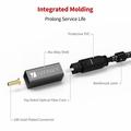 IVANKY OC03 Cavo audio digitale in fibra Toslink per TV/PS4/Xbox - 3 m