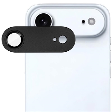 Protezione completa per obiettivo della fotocamera Imak in metallo e vetro temperato per iPhone Air - Nero