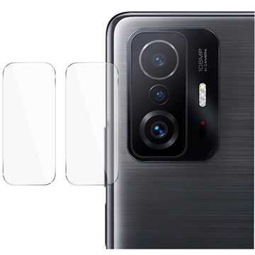 Imak HD Pellicola Protettiva in Vetro Temperato per Obiettivo della Fotocamera per Xiaomi 11T/11T Pro - 2 Pz.