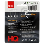 Scheda di memoria microSDHC Imro con adattatore SD - 16GB