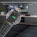 Telecomando sostitutivo a infrarossi per TV Panasonic - Equivalente a N2QAYB000753
