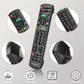Telecomando sostitutivo a infrarossi per TV Panasonic - Equivalente a N2QAYB000753