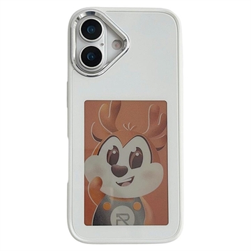 Custodia InkZone DIY E-Ink NFC per iPhone 17 - Bianca