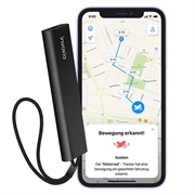 Invoxia GPS Tracker Pro per la prevenzione dei furti e la localizzazione precisa - Nero