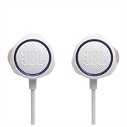 Cuffie da gioco intrauricolari con cavo JBL Quantum 50C - Bianco