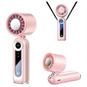Ventilatore portatile da collo 3 in 1 JF163 - 4000mAh - Rosa