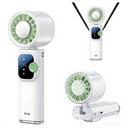 Ventilatore portatile TEC con raffreddamento ad aria JF166 a 199 velocità - Bianco