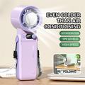 Ventilatore portatile JF168 con funzione di raffreddamento ad aria, batteria da 6000mAh - Viola