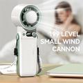 Ventilatore portatile JF168 con funzione di raffreddamento ad aria, batteria da 6000mAh - Bianco