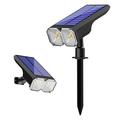 JG025 Luci da giardino a LED a energia solare con montaggio a terra o a parete