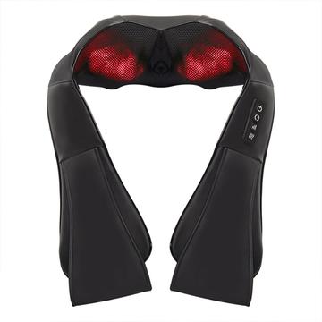 JH-R2 Massaggiatore shiatsu riscaldato per collo e spalle - Spina UE - Nero