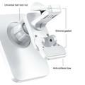 JJT-987 Caricabatterie wireless magnetico da 15W con supporto da auto e clip per bocchetta di ventilazione - Compatibile con MagSafe - Bianco