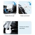 JJT-987 Caricabatterie wireless magnetico da 15W con supporto da auto e clip per bocchetta di ventilazione - Compatibile con MagSafe - Bianco