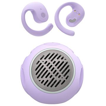 JM13 Pro, altoparlante Bluetooth 2 in 1 e cuffie aperte - Viola