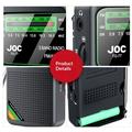 Radio portatile FM/AM/SW JOC TG-77 per anziani - Nero