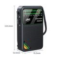 Radio portatile FM/AM/SW JOC TG-77 per anziani - Nero