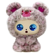Compagno di narrazione AI: peluche / bambola robotica per bambini - Leopardo rosa