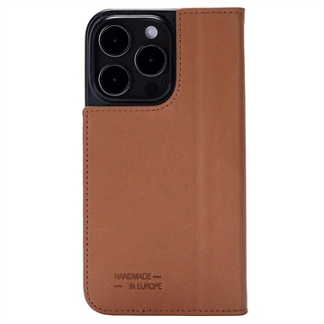 Custodia a Flip in Pelle JT Berlin BookCase Tegel per iPhone 15 Pro Max - Cognac