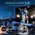 JY360 Mini proiettore a forma di calcio - Android 13 - Grigio / Nero