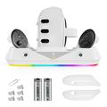 JYS MQ001 Per Oculus / Meta Quest 3 Dock di ricarica magnetica Luce RGB Supporto di visualizzazione per cuffie VR Accessori VR (Confezione aperta - Bulk soddisfacente)