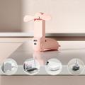 Jisulife Life8 Mini ventilatore portatile 3 in 1 con funzione power bank - Rosa