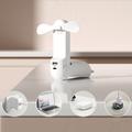 Jisulife Life8 Mini ventilatore portatile 3 in 1 con funzione power bank - Bianco