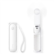 Ventilatore portatile 3 in 1 Jisulife Life8 Plus con funzione power bank - Bianco