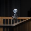 Jisulife Ventilatore per passeggino 4 con treppiede flessibile e luce notturna 5000mAh - Blu