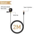 Microfono a clip Jmary MC-R2 per iOS/Android con USB-C