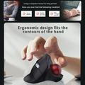 Mouse wireless con trackball ergonomico Jomaa JOM255 - Nero
