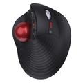 Mouse wireless con trackball ergonomico Jomaa JOM255 - Nero
