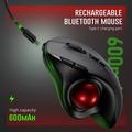 Mouse wireless con trackball ergonomico Jomaa JOM255 - Nero