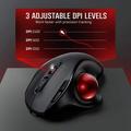 Mouse wireless con trackball ergonomico Jomaa JOM255 - Nero