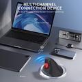 Mouse wireless con trackball ergonomico Jomaa JOM255 - Nero