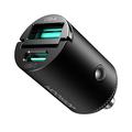 Caricabatterie da auto rapido Joyroom JR-CCN18 da 65W - Nero