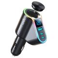 Joyroom JR-CL21 Caricabatterie da auto veloce 4-in-1 - USB-A QC3.0 e 2x USB-C PD - 150W - Nero