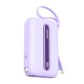 Joyroom JR-L012 Plus 20000mAh Power Bank con cavi USB-C e Lightning - 22.5W - Viola