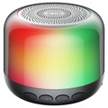 LED Flame Atmosphere Bluetooth Speaker BTS-596 - Black