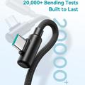 Power bank Joyroom JR-PC1 da 10000mAh con cavi USB-C e Lightning integrati - Nero
