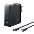 Joyroom JR-TG11 Caricabatterie rapido GaN a 4 porte da 100W - Nero