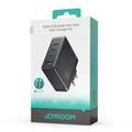 Joyroom JR-TG11 Caricabatterie rapido GaN a 4 porte da 100W - Nero