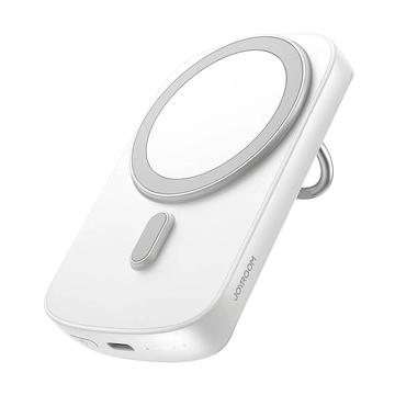 Joyroom JR-W030 Banca di alimentazione senza fili da 6000mAh con supporto ad anello - 20W - Bianco