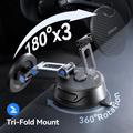 Joyroom JR-ZS510 Supporto magnetico pieghevole per auto con base a ventosa - Nero